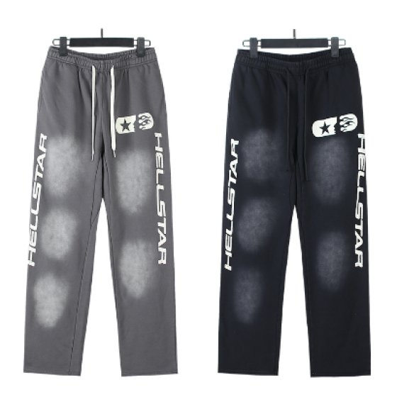 Hellstar Distressed Terry Cloth High Street Retro Sweatpants